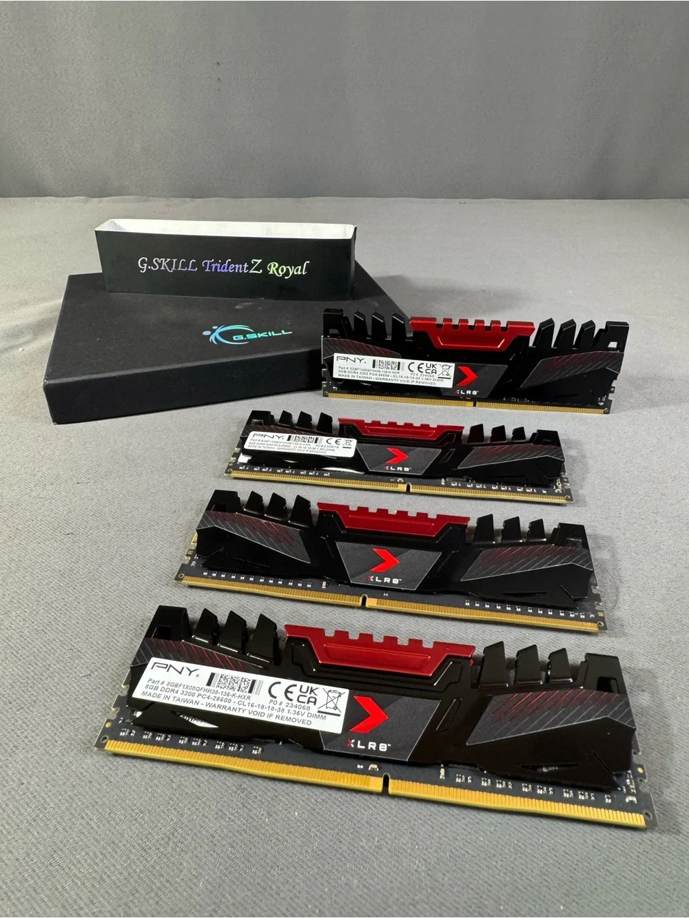 Black & Red Desktop DDR4 Memory Kit - High-Performance RAM